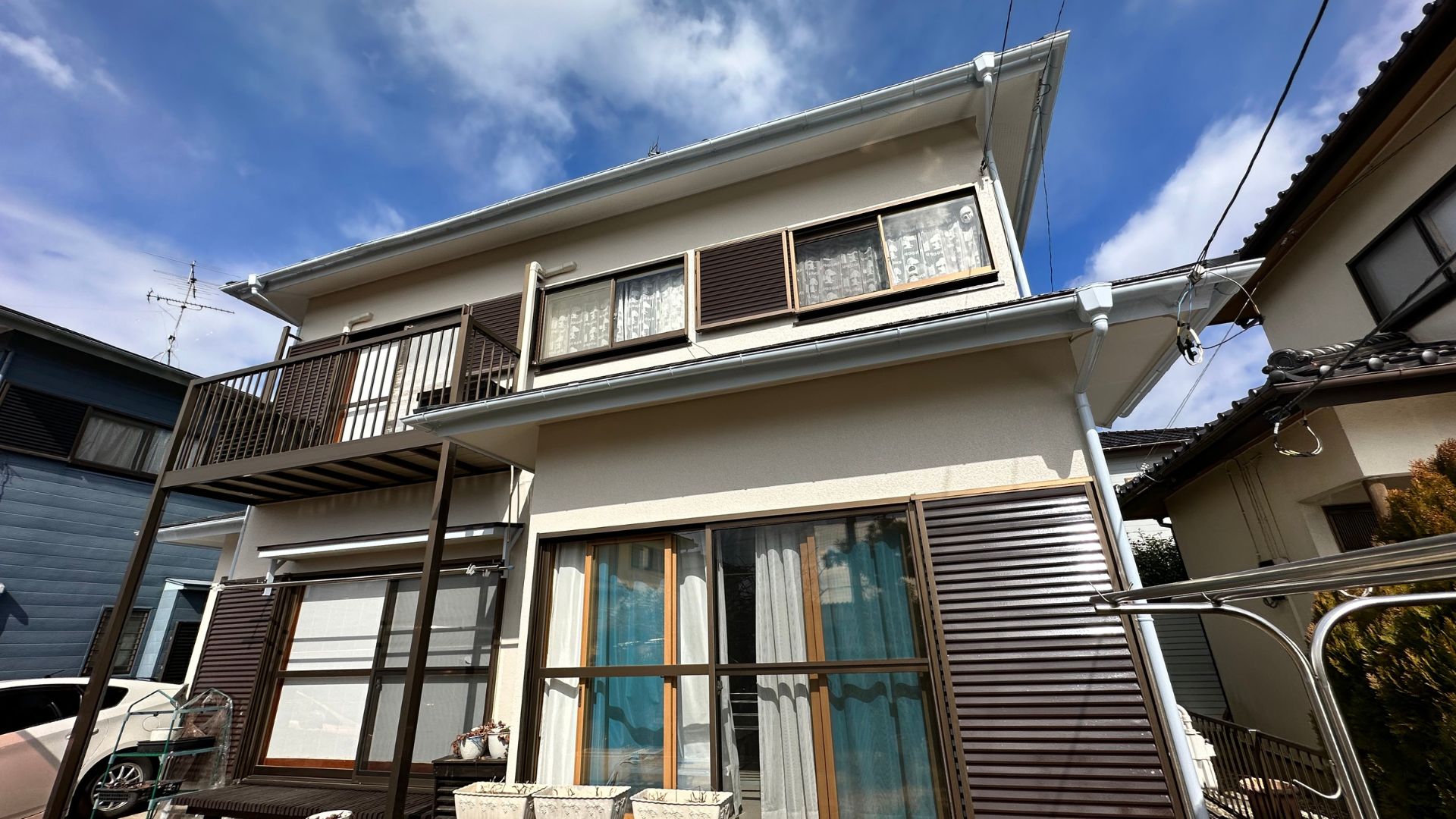 茂原市つつじ野　築35年　屋根の棟板金交換と塗装