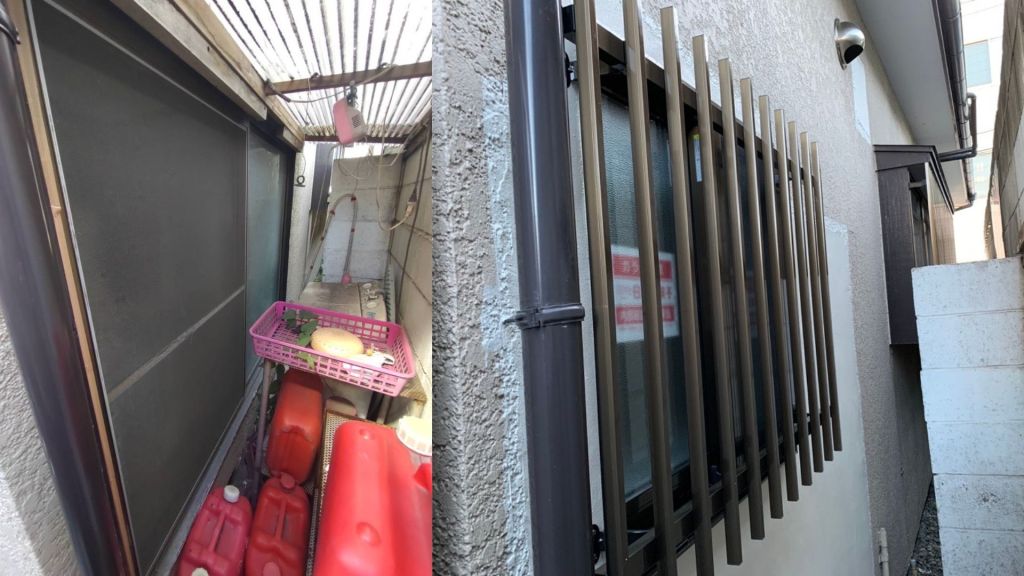 市原市の築40年水廻りリフォーム　浴室の窓工事
