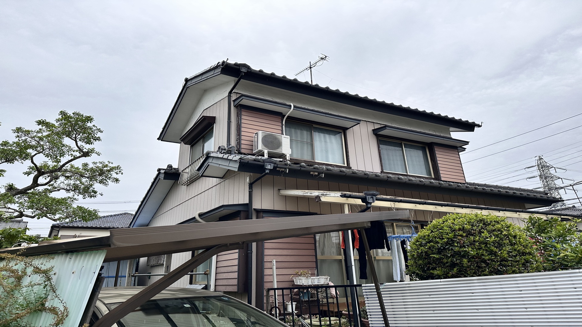 市原市旭五所H様邸　外観施工前②