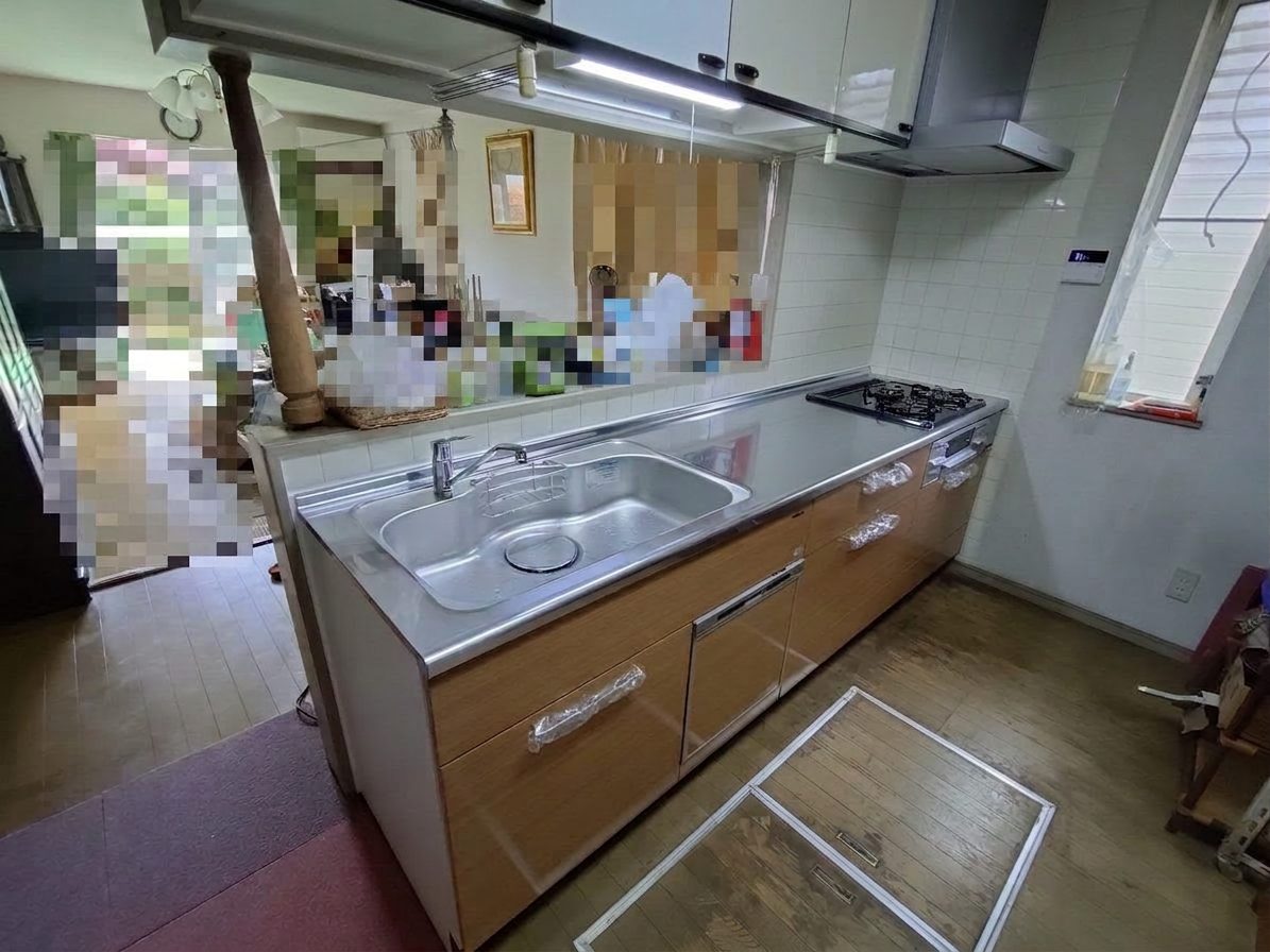 市原市のシステムキッチン工事事例